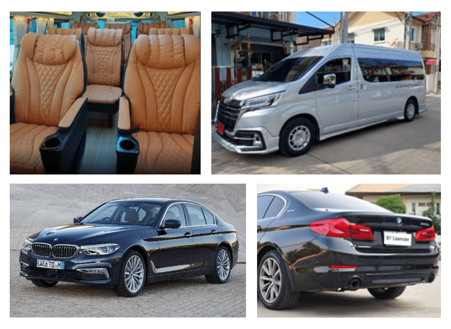 Types of Vehicle Available